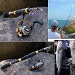 Sougayilang Telescopic Fishing Rod and Reel Combo