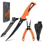 KastKing 7" Fishing Pliers & Fillet Knife Set