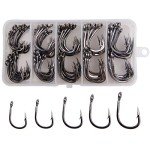 100pcs Saltwater Circle Hooks for Live Bait