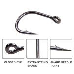 100pcs Saltwater Circle Hooks for Live Bait