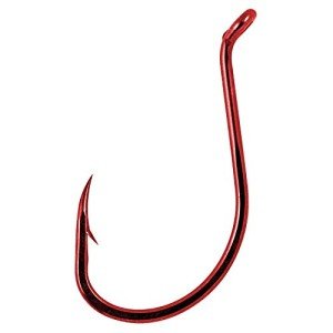 Gamakatsu Size 4 Red Octopus Hooks - 100 Pack
