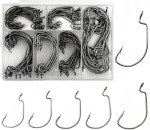 120-Piece Soft Bait Fishing Hook Assortment