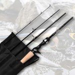 Fiblink 4-Piece Portable Graphite Casting Rod - 7' Medium Heavy