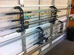 Fishing Rod Holder Storage Rack - 21" Black
