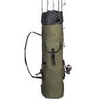 Besti Portable Fishing Rod Organizer Bag - Khaki Green