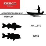 Zebco Omega Size 30 Spincast Fishing Reel