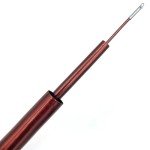 Telescopic Crappie Fishing Rod with Leather Grip