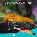 10pcs Luminous Soft Shrimp Fishing Lures Set