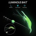 10pcs Luminous Soft Shrimp Fishing Lures Set