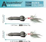 Bass & Trout Fishing Lure Set with Treble Hooks