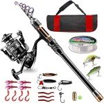 BlueFire Telescopic Fishing Rod and Reel Combo