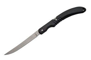 12.5" Folding Sport Fish Filleting Knife - Black