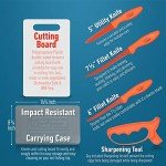 Flex Fillet Fishing Knife Set with Cutting Board