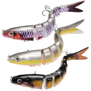 Multi-Jointed Swimbait Fishing Lures for Bass