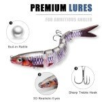 Multi-Jointed Swimbait Fishing Lures for Bass