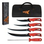KastKing Intimidator Sharp Bait and Filet Knife Set