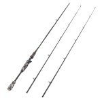Portable 7-Foot Graphite Fishing Rod with Spare Tip