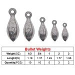 30pcs Fishing Sinker Kit for All Waters