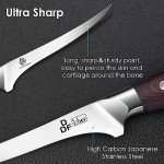 7-Inch High Carbon Fillet Knife with Ergonomic Handle