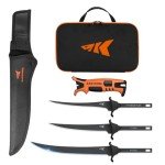 KastKing 3-Blade Fillet Knife Kit with Case