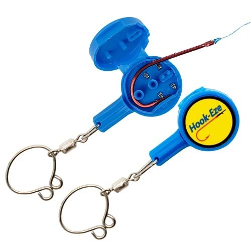HOOK-EZE Fishing Knot Tying Tool - Blue