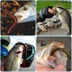 PLUSINNO 133PCS Wacky Worm Fishing Lure Kit