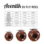 Aventik DJ Super Large Arbor Fly Reel