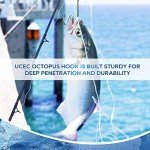 UCEC Octopus Fishing Hooks for Freshwater & Saltwater