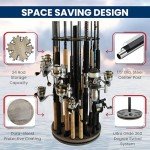 24-Rod Fishing Rod Holder for Easy Storage