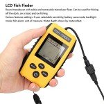 Portable Fish Depth Finder with Sonar Sensor