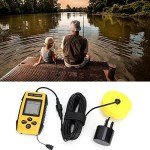 Portable Fish Depth Finder with Sonar Sensor