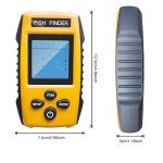 Portable Fish Depth Finder with Sonar Sensor