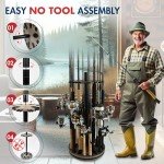 24-Rod Fishing Rod Holder for Easy Storage