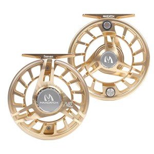 Maxcatch AVID PRO Fly Fishing Reel - 5/7wt Gold