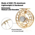 Maxcatch AVID PRO Fly Fishing Reel - 5/7wt Gold