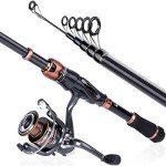 PLUSINNO Bronze Warrior Telescopic Fishing Combo