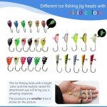 Dovesun Ice Fishing Jig and Lure Kit - 34pcs