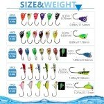 Dovesun Ice Fishing Jig and Lure Kit - 34pcs