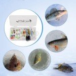 Dovesun Ice Fishing Jig and Lure Kit - 34pcs
