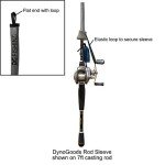 DynoGoods Fishing Rod Sleeves - 3 Pack Black