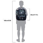 Waterproof Fishing Tackle Backpack with 4 Trays