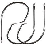 80PCS Extra-Sharp Circle Fishing Hooks 3/0