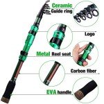 Sougayilang 5.9ft Telescopic Fishing Rod - Carbon Fiber