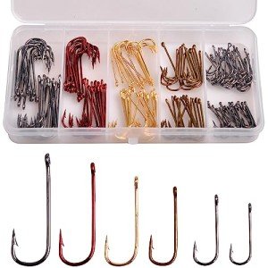 150pcs Aberdeen Fishing Hooks for Crappie & Panfish
