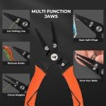 KastKing Fishing Tools Set: Pliers, Shears, Knife