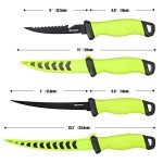 Seaknight 5-Inch Stainless Steel Fishing Bait Knife Set
