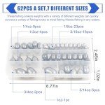 Bass Casting Sinkers - 27/62 Pack Bell Weights