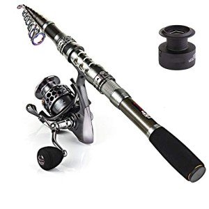 Sougayilang Telescopic Fishing Rod and Reel Combo