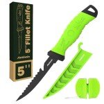 5-Inch Fishing Fillet Knife with Sharpener