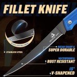 Dragon Riot Folding Fillet Knife with Carry Bag